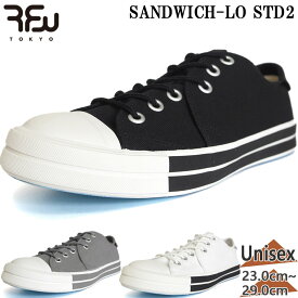 RFW メンズ レディース SANDWICH-LO STD2 サンドイッチ ロー スニーカー 靴 シューズ キャンバス アールエフダブリュー ホワイト 白 ブラック 黒 グレー 灰色 送料無料 RFW R-2339371