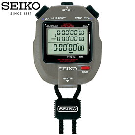 国内正規品 セイコー メンズ レディース ストップウオッチシステムストップウオッチ 時計 ウォッチ ラップ・スプリット計測 電池式クオーツ 生活防水 グレー 灰色 送料無料 SEIKO SVAS011