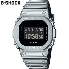 国内正規品 カシオ メンズ G-SHOCK Gショック 腕時計 ウォッチ デジタル 長寿命バッテリー 衝撃に強い 20気圧防水 シルバー メタル クール 送料無料 CASIO GM-5600YM