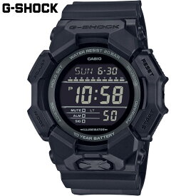 国内正規品 カシオ メンズ G-SHOCK Gショック 腕時計 ウォッチ デジタル 長寿命バッテリー 衝撃に強い 20気圧防水 カジュアル ワーク オールブラック 送料無料 CASIO GD-10