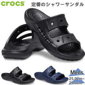クロックス メンズ Baya バヤ サンダル 靴 シューズ サンダル シャワサン シャワーサンダル スリッパ つっかけ ブラック 黒 ネイビー 送料無料 crocs 207627