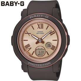 国内正規品 カシオ レディース BABY-G ベビーG 時計 ウォッチ 腕時計 10気圧防水 衝撃に強い 海外旅行 シンプル 上品 エレガント スリム ブラウン 送料無料 CASIO BGA-290