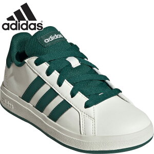 アディダス ジュニア キッズ グランドコート ライフスタイル テニス レースアップ / GrandCourt Lifestyle Tennis Lace-Up 男の子 女の子 靴 シューズ ホワイト 白 送料無料 adidas JQ0704