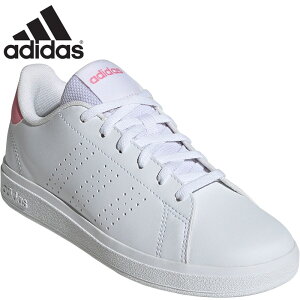 �A�f�B�_�X ���f�B�[�X �W���j�A ADVANCOURT BASE 2.0 J ���̎q �C �V���[�Y �X�j�[�J�[ �s���N �z���C�g �� �������� adidas ID3886