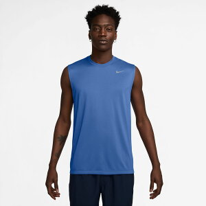 ナイキ メンズ ナイキ Dri-FIT レジェンド スリーブレス フィットネス Tシャツ アパレル フィットネス ウエア トップス タンクトップ スポーティー ブルー 青 NIKE DX0992