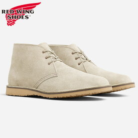 正規取扱店 レッドウィング メンズ ウィークエンダー チャッカ Weekender Chukka ブーツ 靴 シューズ カジュアル メイドインUSA スエード ホワイト 白 送料無料 RED WING 3309