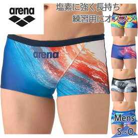 アリーナ メンズ トレーニングスパッツ(ショートレッグ) 水泳 ウェア 競技 競泳水着 タフスーツ チームアリーナ 練習 トレーニング ホワイト 白 ブルー 青 イエロー グリーン パープル 黄色 緑 紫 送料無料 arena AS6SWM14M
