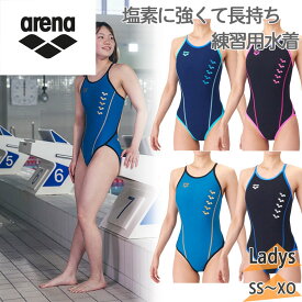 メール便発送 アリーナ レディース トレーニングワンピース(オープンバック) 水泳 ウェア 競技 競泳水着 練習 トレーニング タフスーツ ブラック 黒 ネイビー ブルー 青 送料無料 arena AS6SWM05L