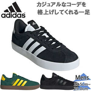 �A�f�B�_�X �����Y VL COURT 3.0 U �X�j�[�J�[ �C �V���[�Y �y�� �X�P�[�^�[�X�^�C�� �J�W���A�� ���[�J�b�g �R�[�g �u���b�N �� �O���[�� �� �������� adidas ID6278 ID9184 JP7535