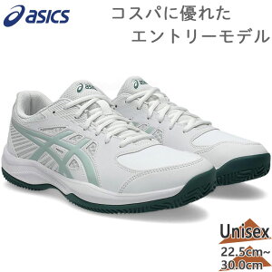 �A�V�b�N�X �����Y ���f�B�[�X COURT SLIDE 4 CLAY/OC(�I���j�E�N���[) �R�[�g�X���C�h �C �V���[�Y �e�j�X ���Z ���� �z���C�g �� �������� asics 1041A491