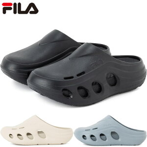 �t�B�� �����Y ���f�B�[�X BUBBLE FOAM CLOG �T���_�� �C �V���[�Y �N���b�O ���� �o�u���t�H�[���N���b�O �J�W���A�� �u���b�N �� �O���[ �x�[�W�� �D�F �������� FILA 1SM02605G