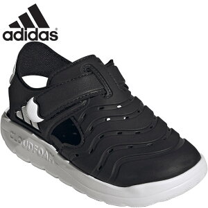 �A�f�B�_�X �W���j�A �L�b�Y WATER SANDAL 2 C �E�H�[�^�[ �T���_�� 2 �j�̎q ���̎q �C �V���[�Y ������ �ʃt�@�X�i�[�� �f�{�X���H �u���b�N �� �������� adidas JP9417