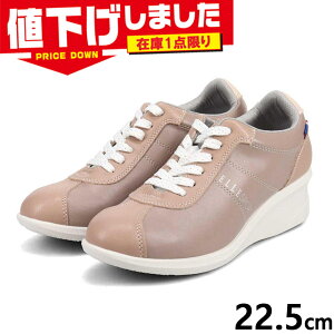 �݌�1�_���� 22.5cm 3E���� �G���X�|�[�c ���f�B�[�X ���[�X�A�b�v�E�F�b�W�X�j�[�J�[ �X�j�[�J�[ �C �V���[�Y ���r �G���K���g �X�g���b�`�f�� �x�[�W�� �������� ELLE SPORT ESP14707
