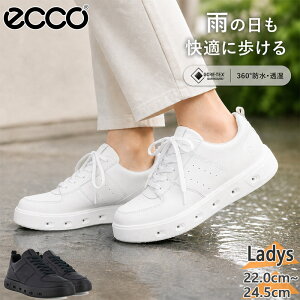 �G�R�[ ���f�B�[�X STREET 720 W �X�j�[�J�[ �C �V���[�Y �{�v ���U�[ GORE-TEX �S�A�e�b�N�X �J�����p ���� �h�� �V���v�� �z���C�g �� �u���b�N �� �������� ECCO 209713