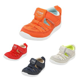 イフミー IFME スニーカー ベビー サンダル MF20-3313 ウォーターシューズ (360)NAVY ネイビー (302)ORANGE オレンジ (370)BEIGE ベージュ (350)RED レッド キッズ 靴 シューズ マジック テープ バンド ベルト 水遊び プール 海 川遊び 23SS あす楽