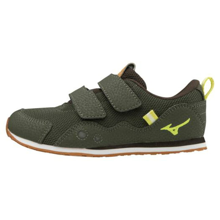 楽天市場 ミズノ Mizuno スニーカー キッズ Mizuno Run Kids 6 ミズノランキッズ6 K1gd オリーブ イエロー 18 21cm ランニング 靴 シューズ シューズ愛ランド 楽天市場店