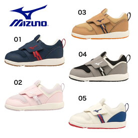 ミズノ ベビー キッズ プレモア インファント2 靴 シューズ スニーカー 軽量 マジック 履かせやすい 送料無料 Mizuno C1GD2232