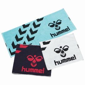 ヒュンメル hummel アクセサリー メンズ SSK-HAA5021 スポーツタオル (1090)ホワイト×ブラック レディース 22AW【2～5営業日以内に発送】