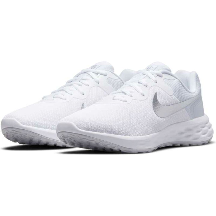 楽天市場 ナイキ Nike スニーカー レディース Njp Dc ナイキ ウィメンズ レボリューション 6 Nn 101 ホワイト メタリックシルバー ピュアプラチナ レディス 靴 シューズ 21ho シューズ愛ランド 楽天市場店