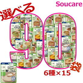 介護食 アサヒグループ食品 バランス献立 かまなくてよい 選べる90袋セット 6種×15袋 区分4 かまなくてよい 食事 食事サポート 手軽 介護食 おかず レトルト やわらか