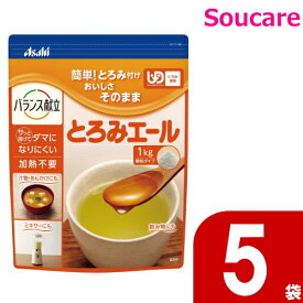 介護食 アサヒグループ食品 とろみエール HB9 1kg 5袋セット 介護食 療養食 流動食 えん下 嚥下 とろみ とろみ調整食品