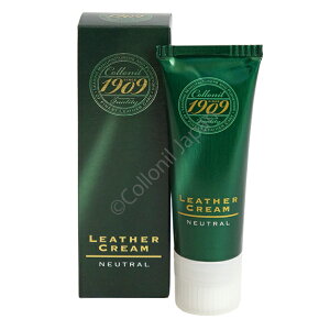 コロニル 1909レザークリーム 75ml Collonil 1909 LEATHER CREAM クリーニング 汚れ落とし 栄養 色活性化 ツヤ 防水 防汚 オールインワン 手を汚さないチューブタイプ 靴 バッグ ウェア 財布 ベルト 革