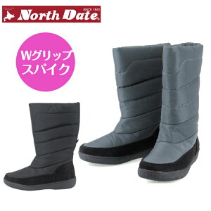 ノースデイト 32910 レディース スパイク スノーブーツ ウィンターシューズ スパイク 防滑 防寒 防水 ダテハキ