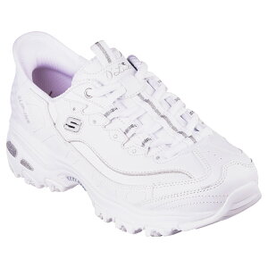 Skechers Slip-ins D'LITES NEW SCENE 150031 �X�P�b�`���[�Y �X���b�v�C���Y �f�B�[���C�c �j���[�V�[�� WSL �z���C�g�V���o�[ ���[�X�A�b�v �X�P�b�`���[�Y�X�j�[�J�[ �Ђ��C�^�C�v