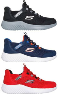 SKECHERS Slip-ins BOUNDER-BRISK-BURST 403822L XPb`[Y XbvCYFoE_[ - uXNo[Xg oW[[X SЂ Xb|@KIDS LbY BKCC NVBL RDBK