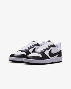 NIKE COURT BOROUGH LOW RECRAFT(GS) DV5456-131 �i�C�L �R�[�g �{���[ LOW ���N���t�g(GS) WHITE/BLACK �z���C�g/�u���b�N