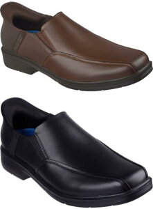 Skechers Slip-ins CASWELL-FRANTONE 205169 XPb`[Y XbvCY:LXEF-tg[l Relaxed Fit bNXhtBbg 3E L BLK ubN COG MENS Y