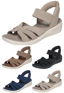 SKECHERS ARYA-SPARKLING PRAISE 119842 �X�P�b�`���[�Y �X���b�v�C���Y:�A����-�X�p�[�N�����O �v���C�Y WOMENS ���f�B�[�X ���� BBK �u���b�N MOC ���J 22cm~26cm �T���_��