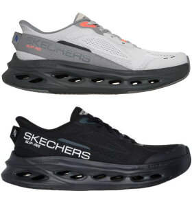 SKECHERS Slip-ins MAX CUSHIONING GLIDE-STEP-ADVERT 220421 MENS GOOD YEAR BBK �u���b�N GYBK �O���[/�u���b�N 25.0cm�`28.0cm �X�P�b�`���[�Y �X���b�v�C���Y :�}�b�N�X�N�b�V���j���O �O���C�h�X�e�b�v - �A�h�o�[�g 