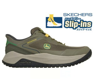SKECHERS Slip-ins BADGER-ALL TERRAIN 256217 OLV RELAXED FIT 25.0cm�`28.0cm WATERPROOF GOODYEAR MENS �X�P�b�`���[�Y �X���b�v�C���Y �W�����f�B�A �E�H�[�^�[�v���[�t�F�o�b�W���[ - �I�[�� �e���C�� OLIVE �I���[�u 