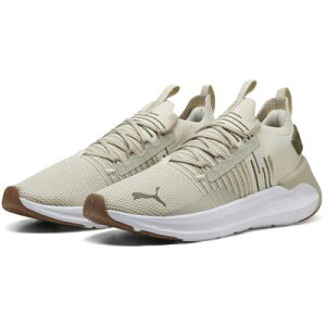 PUMA Softride Symmetry Fuzion LS v[} \tgCh Vg[ t[W LS 2025tĐV 311482 01 Dust-Alpine Snow-PUMA Olive