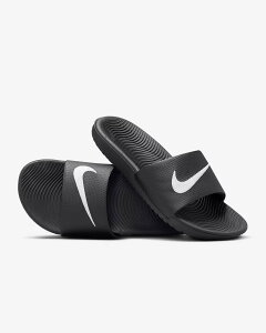 NIKE KAWA SLIDE(GS/PS) 819352-001 iCL J BLACK/WHITE ubN/zCg