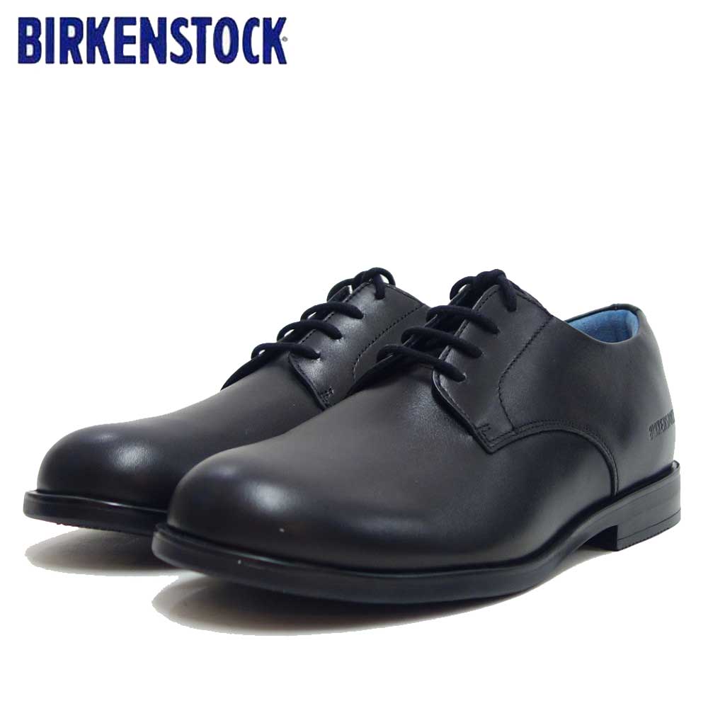 ビルケンシュトック BIRKENSTOCK JAREN（ジャレン）メンズ 1017771（ナチュラルレザー／ブラック） レースアップシューズ  プレーントゥ 「靴」 | 靴のシナガワ