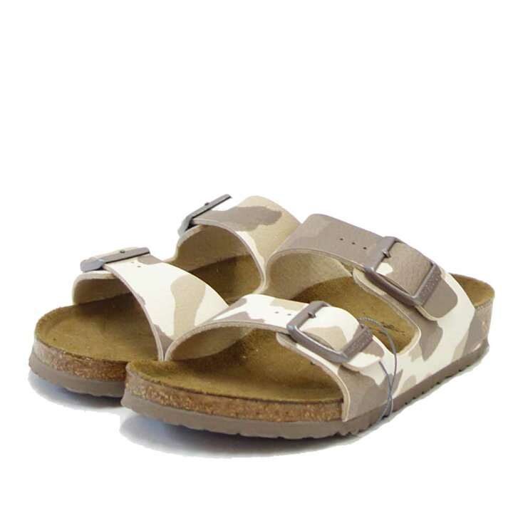 楽天市場 Birkenstock ビルケンシュトック Arizona アリゾナ キッズサンダル Desert Soil Camo Almond ビーチサンダル 子ども靴 靴 靴のシナガワ