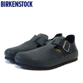 BIRKENSTOCK（ビルケンシュトック） LONDON BS（ロンドン）幅広（レギュラーフィット） 166541（オイルレザー／ブラック）コンフォートシューズ ドイツ生まれの快適シューズ 「靴」