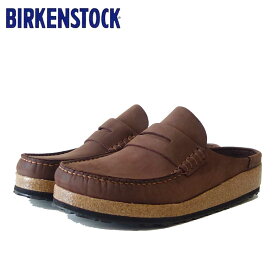 ビルケンシュトック BIRKENSTOCK Naples（ネープルス）幅広（レギュラーフィット） 1025033（オイルヌバックレザー／ハバナ）メンズ サボ クロッグ 快適サンダル 「靴」