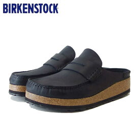 ビルケンシュトック BIRKENSTOCK Naples（ネープルス）幅広（レギュラーフィット） 1025040（オイルヌバックレザー／ブラック）メンズ サボ クロッグ 快適サンダル 「靴」