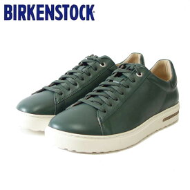 ビルケンシュトック BIRKENSTOCK Bend Low（ベンド ロー） 1025196（ナチュラルレザー／グリーン） メンズ レザー スニーカー コンフォート シューズ「靴」