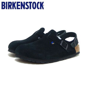�r���P���V���g�b�N BIRKENSTOCK Tokio II Suede�i�g�L�I�j�����i�i���[�t�B�b�g�j 1028348�i�X�G�[�h���U�[�^�u���b�N�j ���f�B�[�X�T���_�� �T�{ �N���b�O �h�C�c�����K�T���_�� �u�C�v