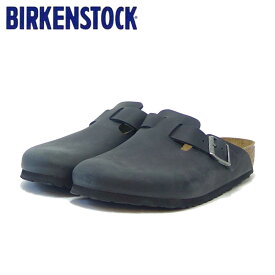 ビルケンシュトック BIRKENSTOCK Boston（ボストン）幅広（レギュラーフィット） 59461（オイルドレザー／ブラック）メンズ サボ クロッグ ドイツ製快適サンダル 「靴」