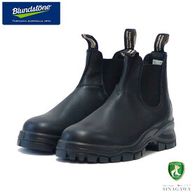 ブランドストーン Blundstone LUG BOOT BS2240 009 （ユニセックス） ブラック 防水レザー スムースレザー ショートブーツ スリッポン「靴」