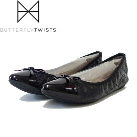 バタフライツイスト BUTTERFLY TWISTS HOLLY 21012B ブラック（レディース） お洒落な携帯バレエシューズ 「靴」