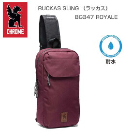 CHROME クローム RUCKAS SLING（ラッカス スリング） 軽量 耐水 8L BG347BK カラー：ブラック スリングバッグ ボディバッグ