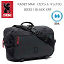 CHROME クローム KADET MAX （カデット マックス） BG351 （カラー ：BLACK XRF） 容量：15L 防水 メッセンジャーバック スリングバック ボディーバッグ ウェストバッグ