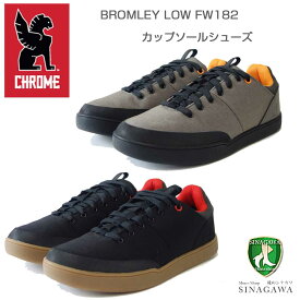 クローム CHROME BROMLEY LOW FW-182 （ブロムリー ロウ）ブラック ・ グレー (BKGU ・ THBK) タフなアーバンスニーカー 「靴」