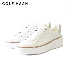 コールハーン COLE HAAN グランドプロ トップスピン スニーカー w24775 ホワイト/ ダヴ （レディース） 天然皮革 ローカット スニーカー ウォーキング レザー レースアップ 本革 軽量「靴」